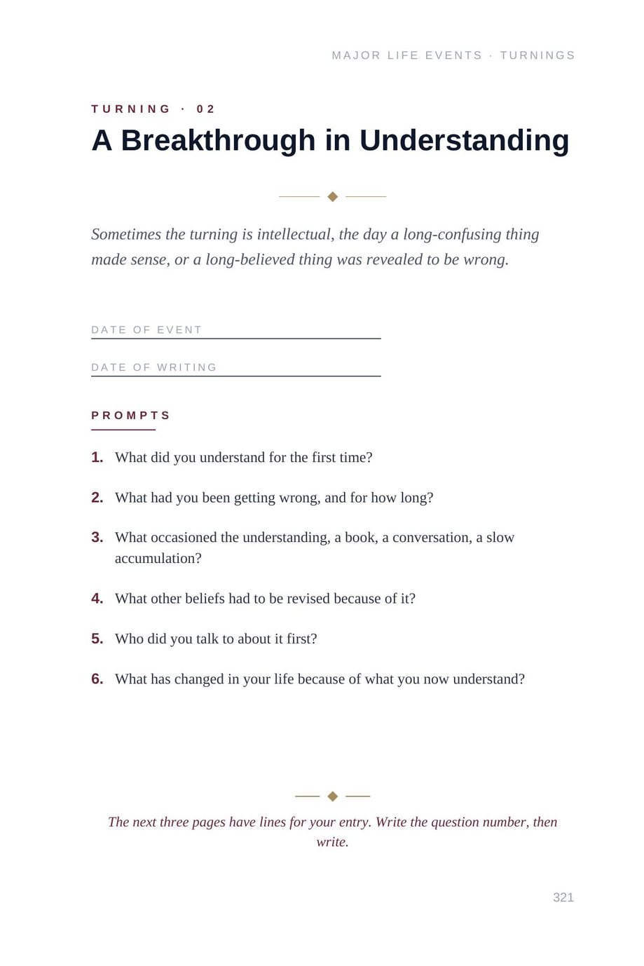 Lifetime Blueprint: the Breakthrough in Understanding template