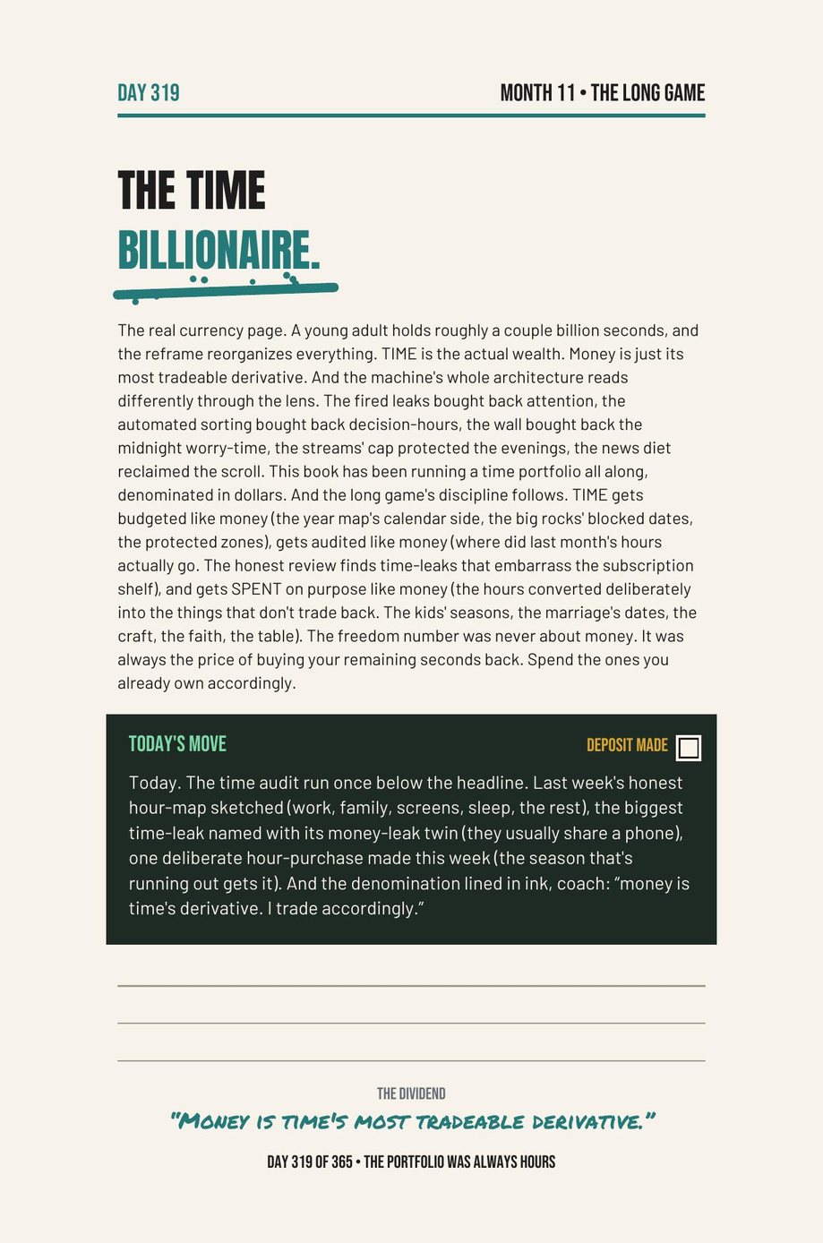 Stack The F*ck Up: Day 319, The Time Billionaire, on how much compounding time a young adult holds
