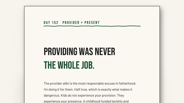 How Do I Be a Good Dad When I Work Full Time?