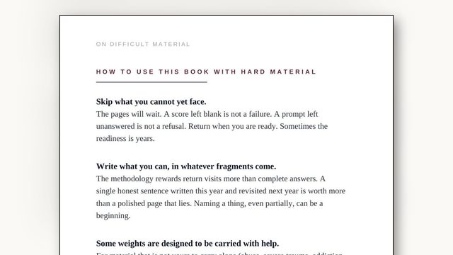 Skip What You Cannot Face Yet: The Pages Will Wait
