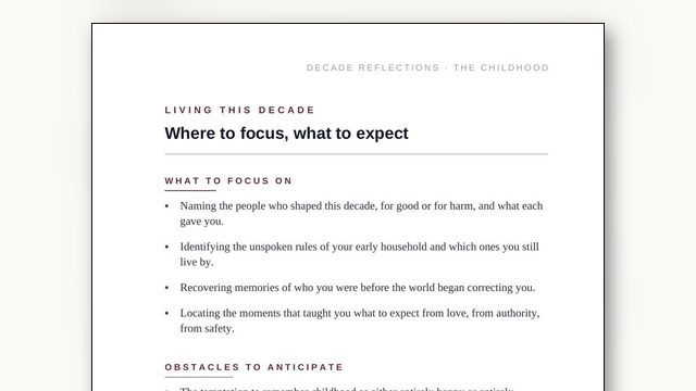 How to Write About Your Childhood Honestly (The Unauthored Decade)