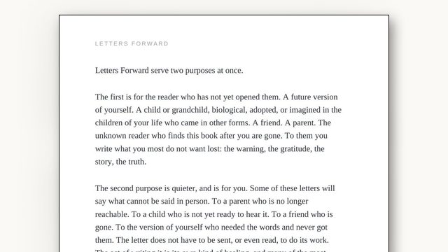 How Do I Write a Letter to My Child They Will Read as an Adult?