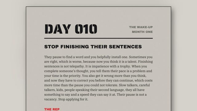 What Is a Good Book to Give Someone Who Interrupts All the Time?