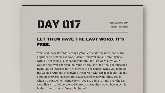 Why Do I Always Need the Last Word, and How Do I Stop?