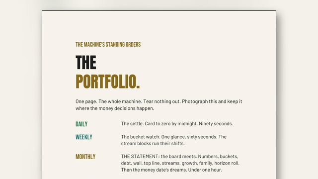 How Do I Make a Money Plan That Fits on One Page?