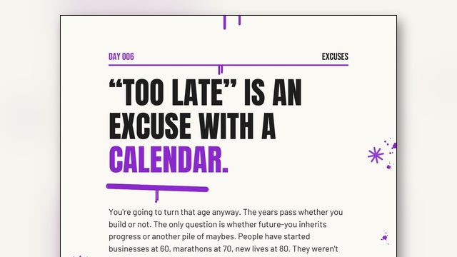 Gifts to Help Someone Stop Making Excuses
