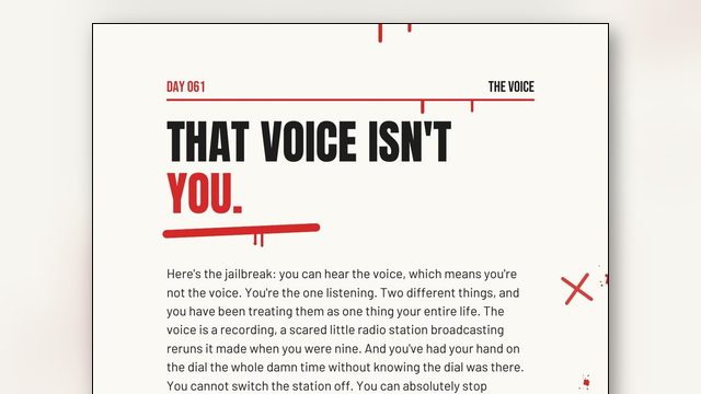 How Do I Quiet My Inner Critic? Talk Back, Out Loud