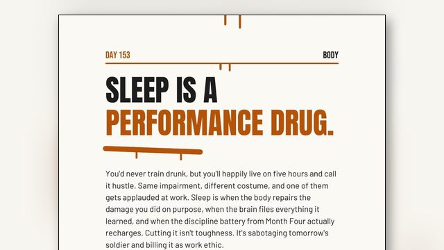 Why Sleep Comes Before Everything: Sleep Is a Performance Drug