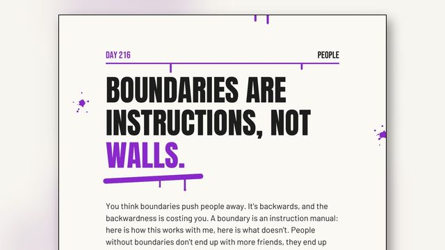 How to Set Boundaries Without Pushing People Away: Instructions, Not Walls