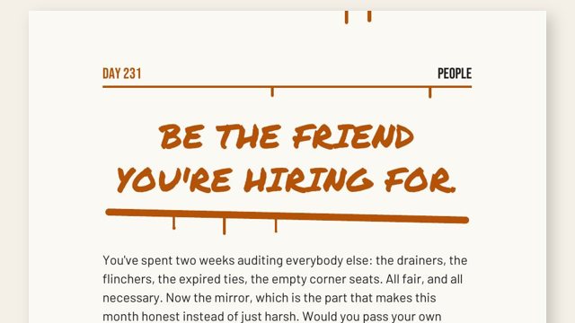 How to Be a Good Accountability Partner: Pass Your Own Standards First