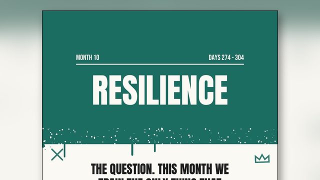 Month Ten: 31 Days of Training the Only Thing That Matters, How Fast You Get Up