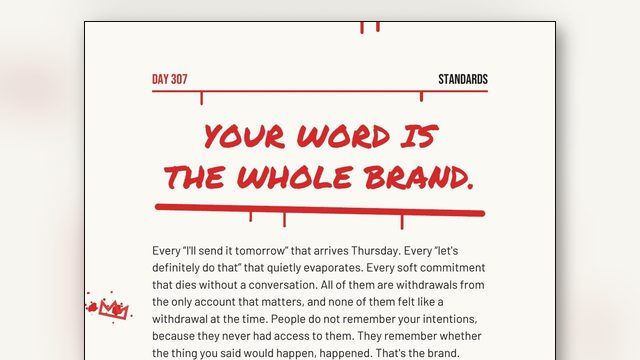 What Is a Standard? A Level of Acceptance, Not a Level of Effort